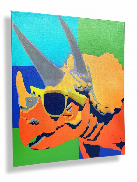 Wild &amp; Sunny Motiv Triceratops 40x50cm