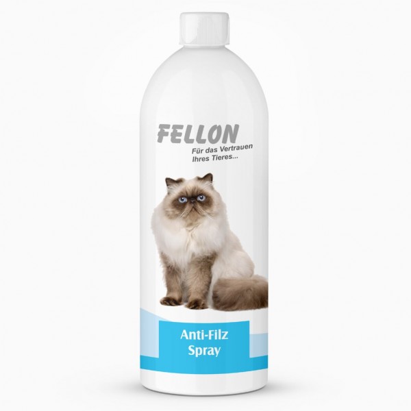 Fellon Anti Filz 1000 ml Entfilzungsspray für Katzen Nachfüllflasche