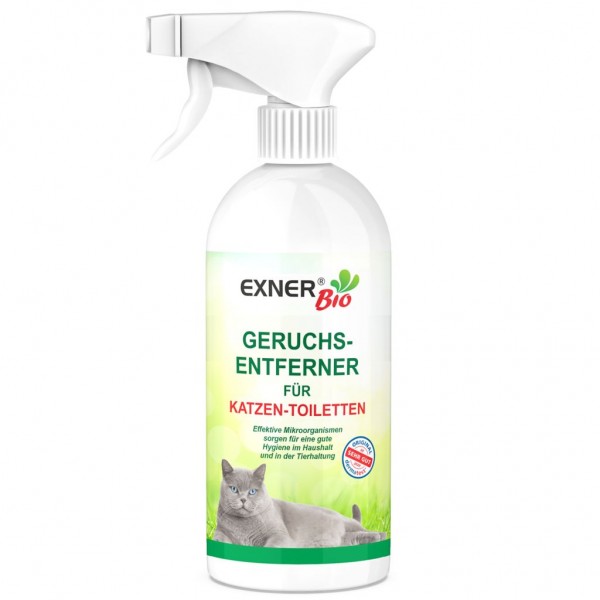 Exner Bio Schmutz- &amp; Geruchsentferner 500 ml - Für Katzentoiletten